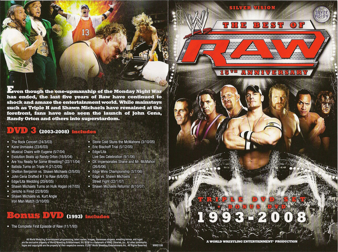 the best of raw 15th anniversary DVDs & Videos Pwcatalog