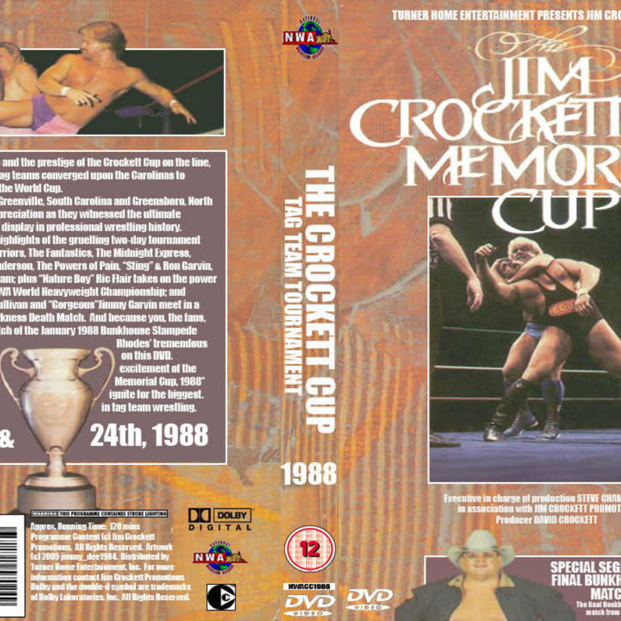 the jim crockett sr memorial cup tag team tournament 1988 DVDs & Videos Pwcatalog