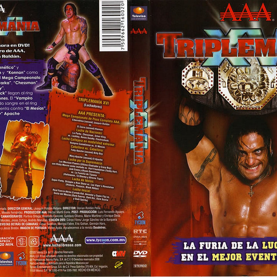 triplemania xvi DVDs & Videos Pwcatalog