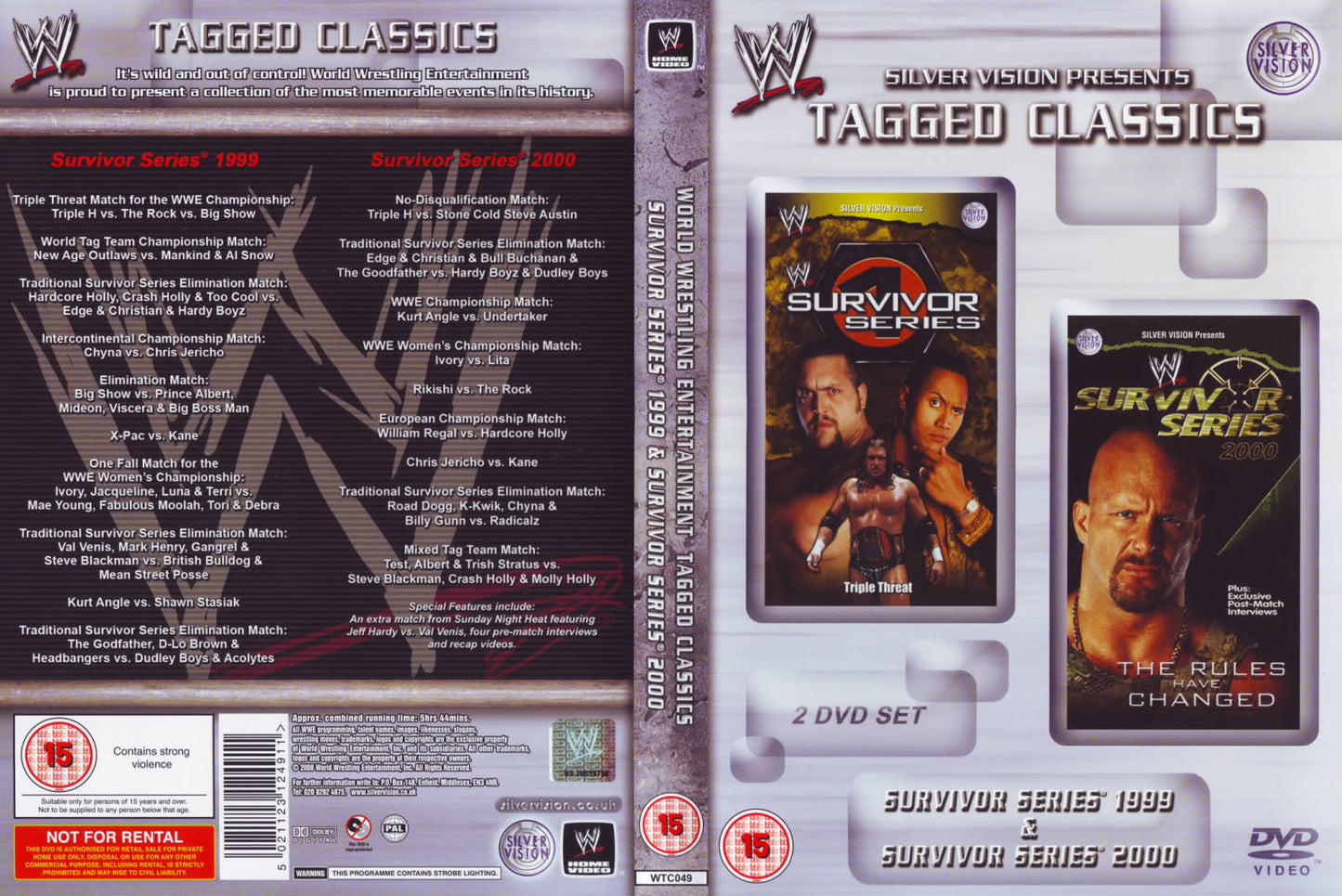 survivor series 1999 2000 DVDs & Videos Silver vision exclusive