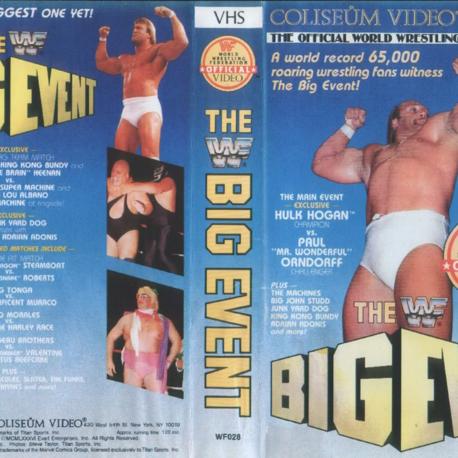 the wwf big event PW Catalog
