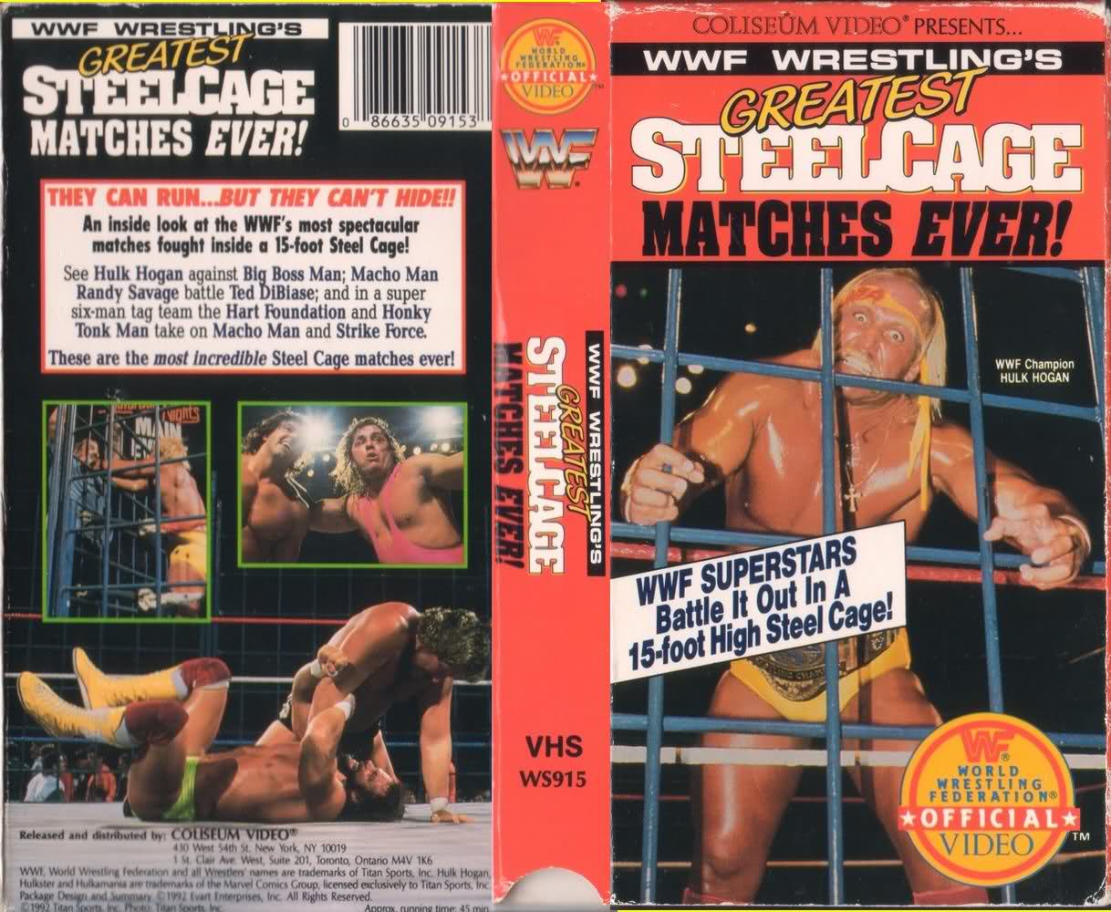 wwf wrestlings greatest steelcage matches ever PW Catalog