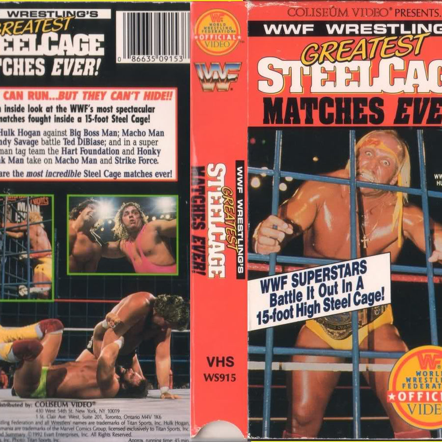 wwf wrestlings greatest steelcage matches ever PW Catalog