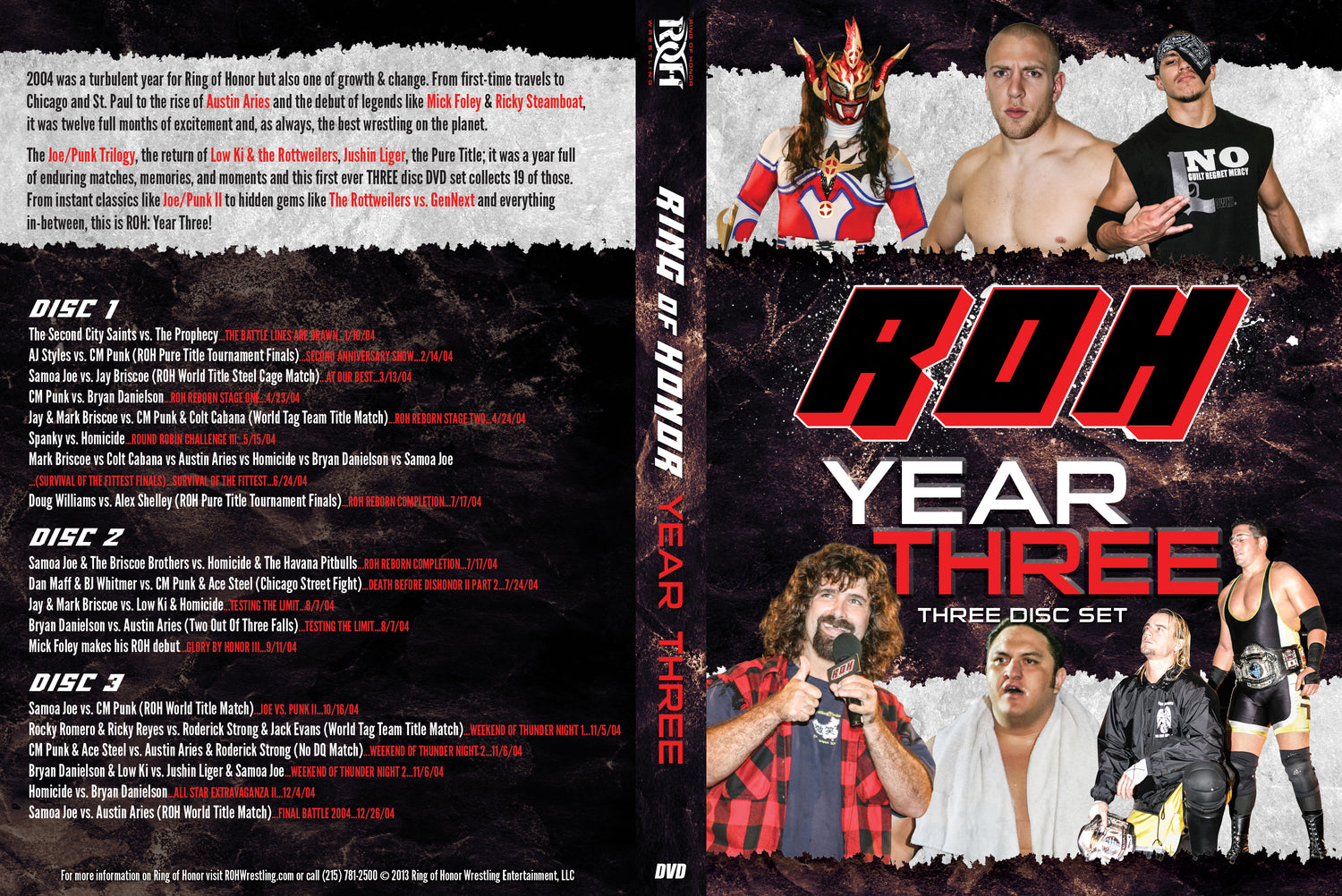 ROH year three DVDs & Videos Pwcatalog