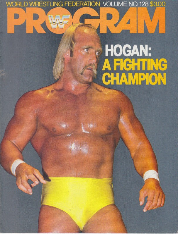 WWF Wrestling Program Volume 128 Magazine PWcatalog