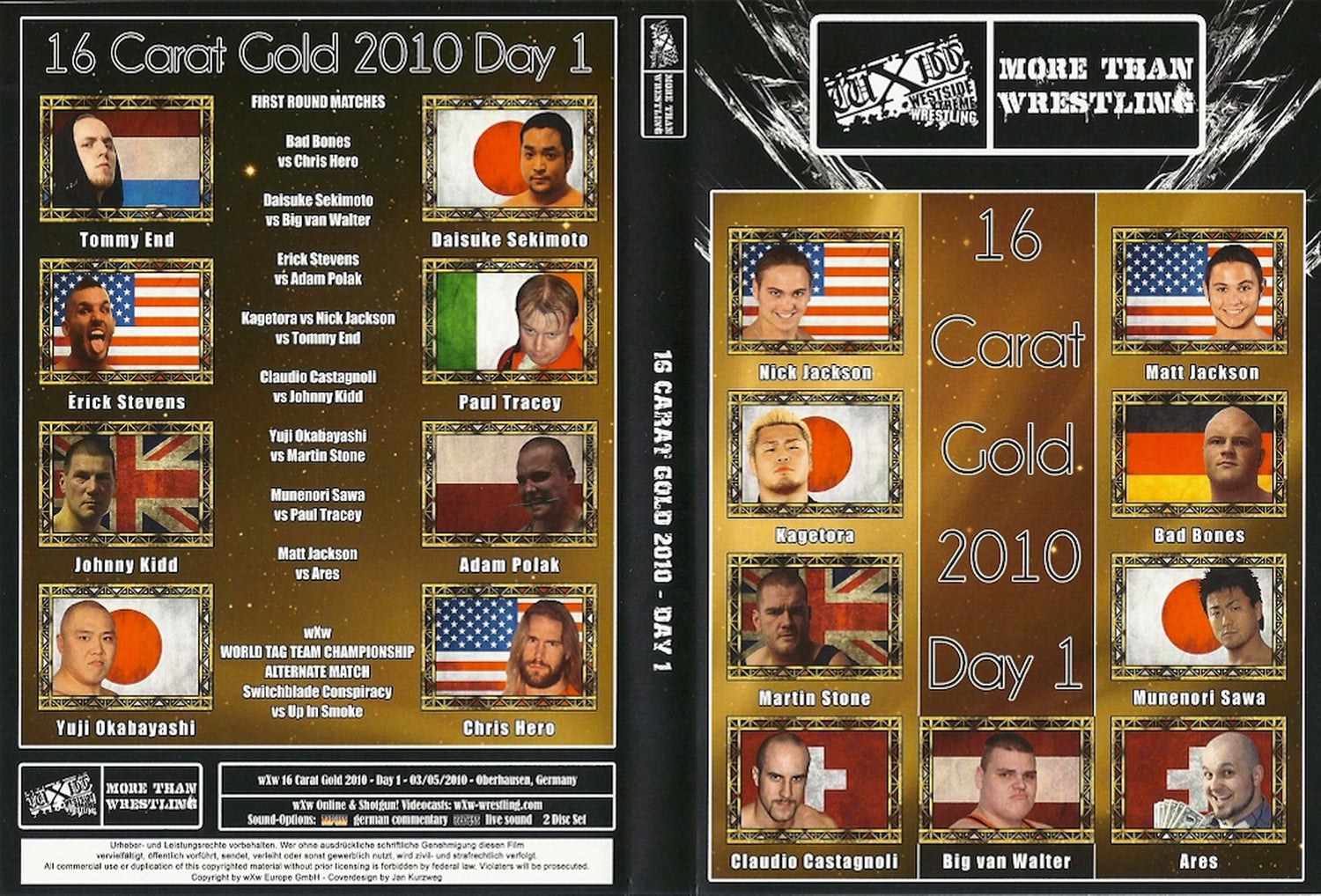 16 carat gold 2010 day 1 DVDs & Videos Pwcatalog