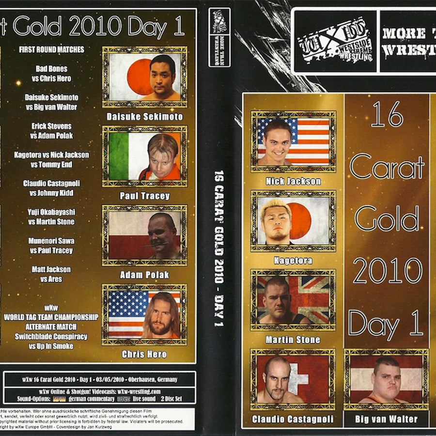16 carat gold 2010 day 1 DVDs & Videos Pwcatalog