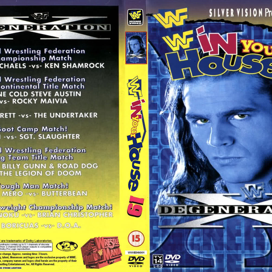 In Your House 19 DVDs & Videos Pwcatalog