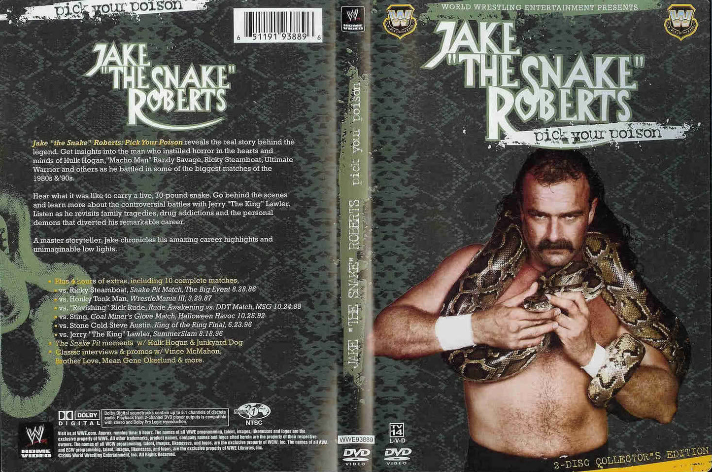 jake the snake roberts pick your poison DVDs & Videos Pwcatalog