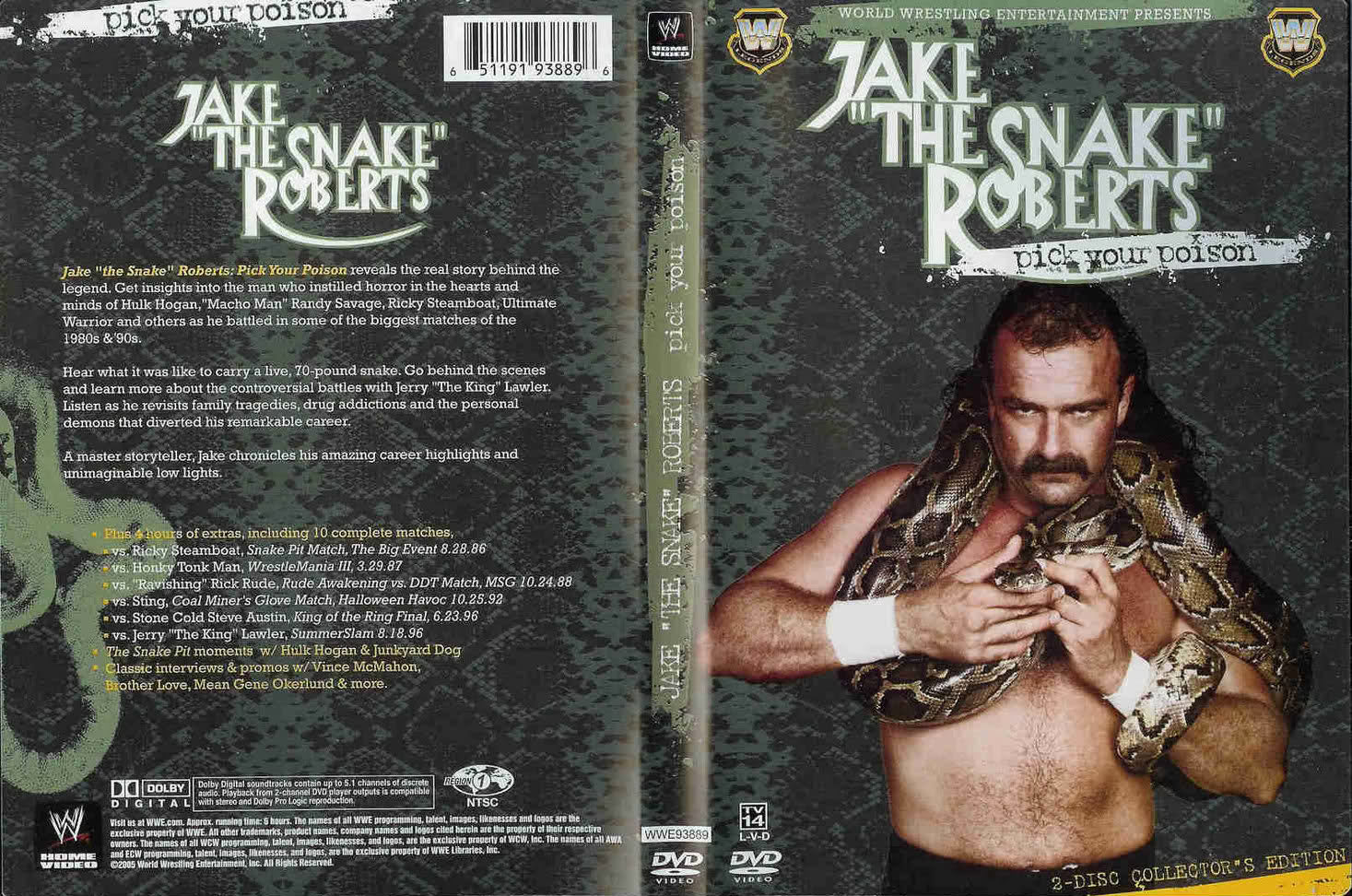jake the snake roberts pick your poison DVDs & Videos Pwcatalog