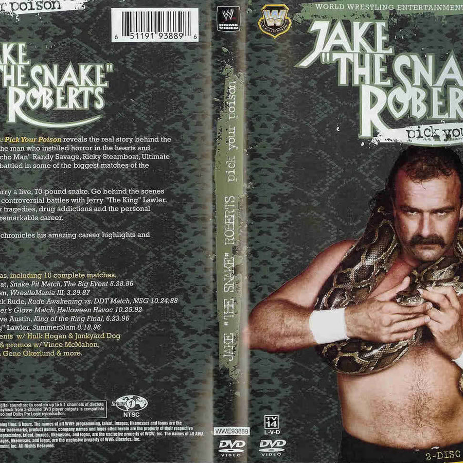 jake the snake roberts pick your poison DVDs & Videos Pwcatalog
