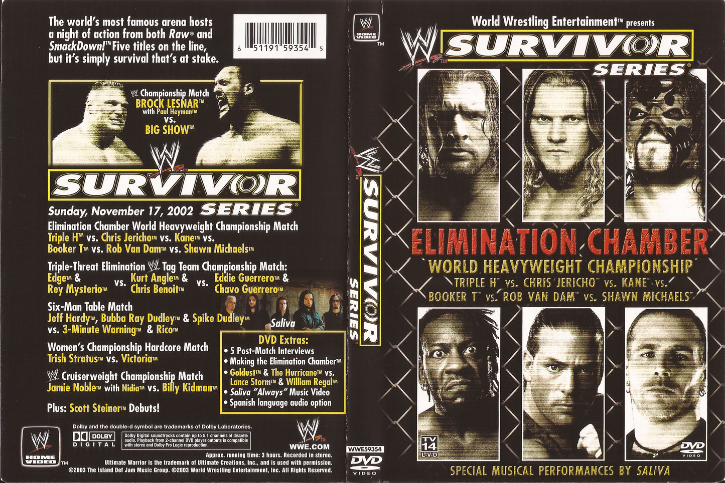 Survivor Series 2002 DVDs & Videos Pwcatalog