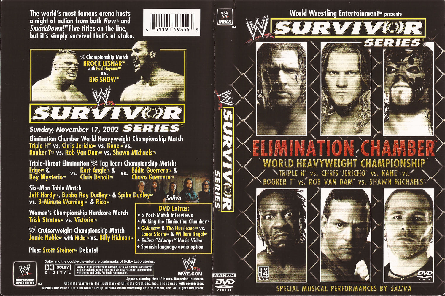 Survivor Series 2002 DVDs & Videos Pwcatalog