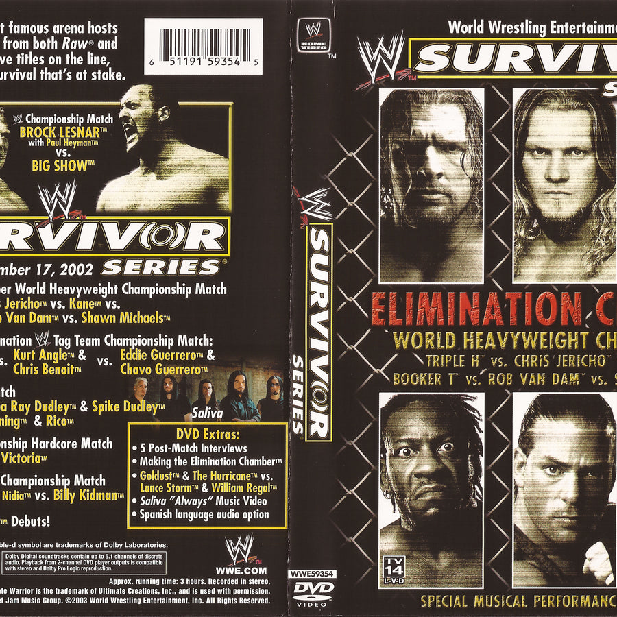Survivor Series 2002 DVDs & Videos Pwcatalog