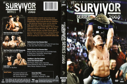 Survivor Series 2008 DVDs & Videos Pwcatalog