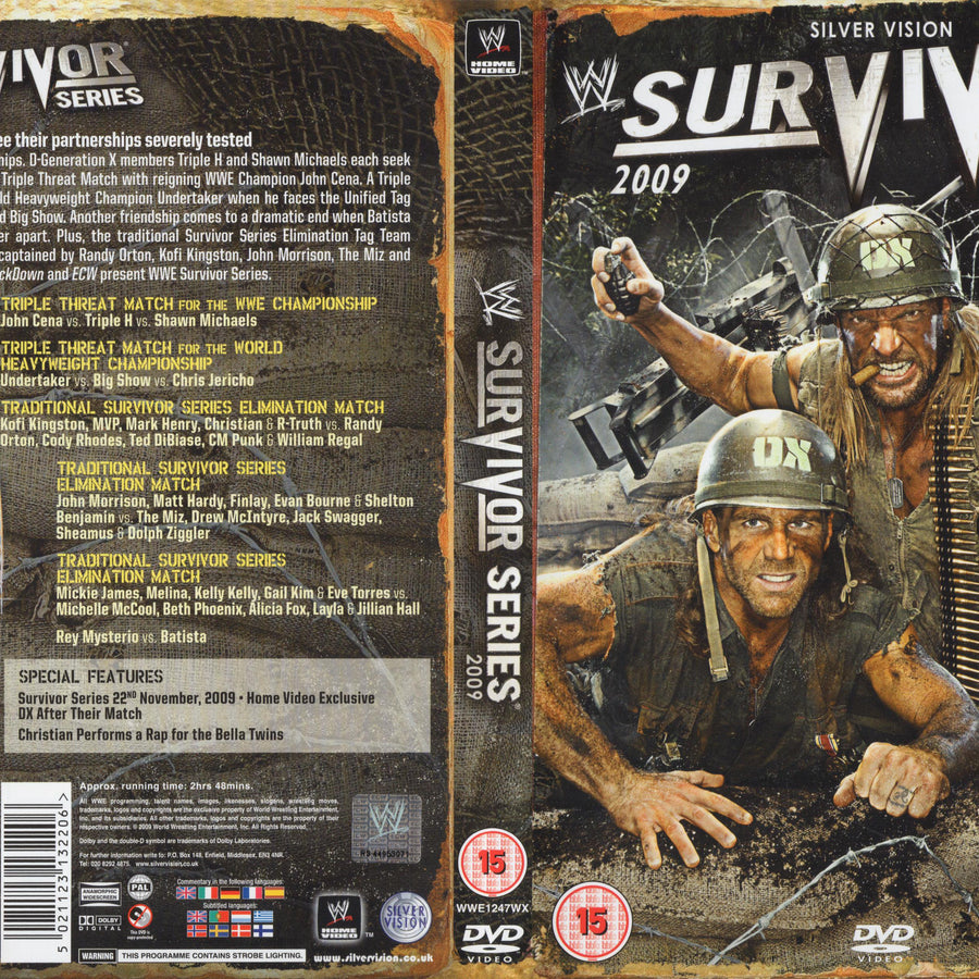 Survivor Series 2009 DVDs & Videos Pwcatalog