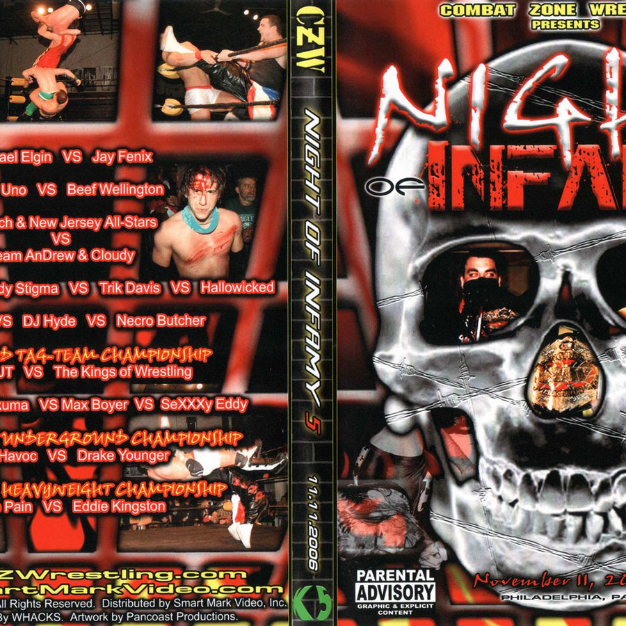 night of infamy 5 DVDs & Videos Pwcatalog