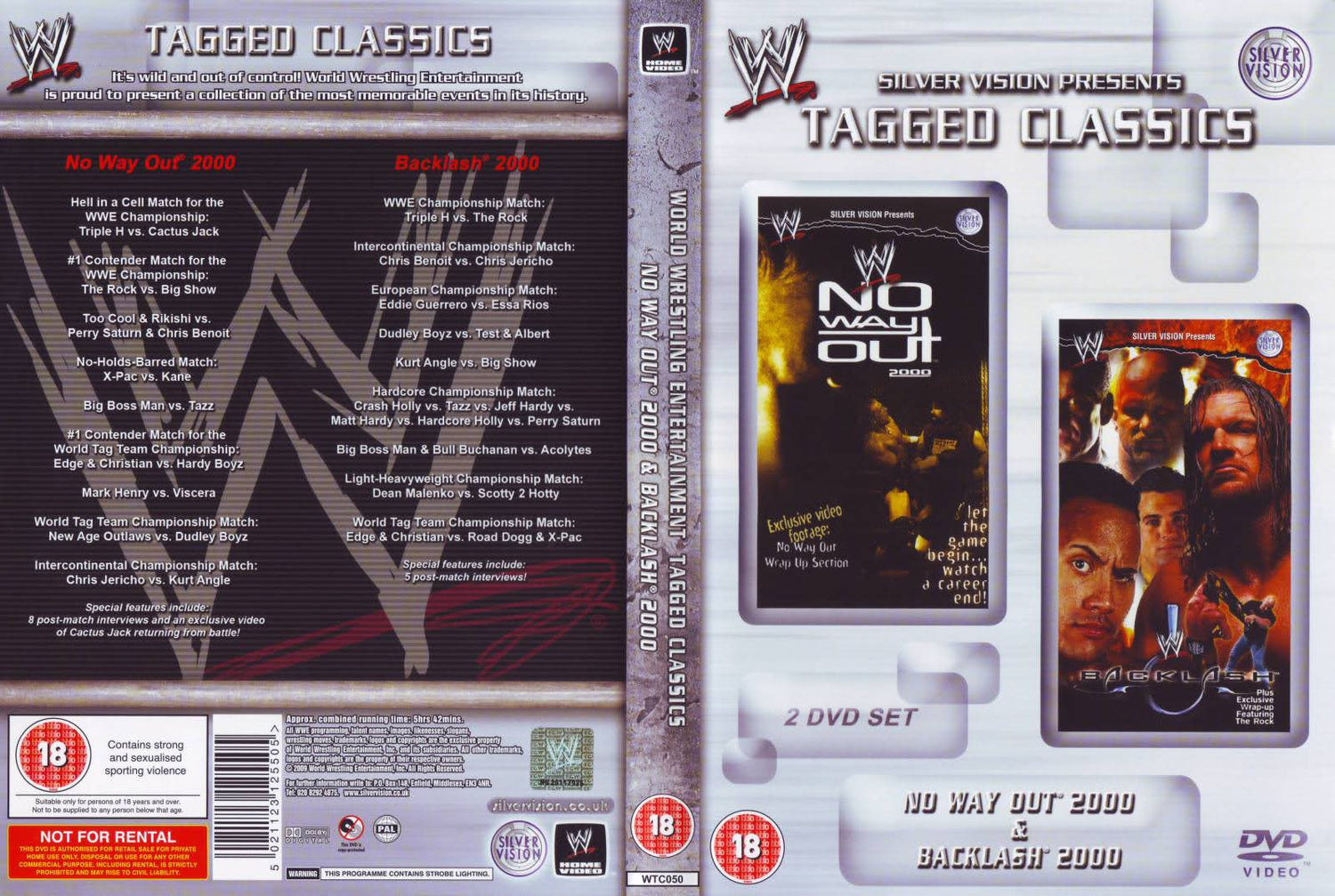 no way out 2000 backlash 2000 DVDs & Videos Silver vision exclusive