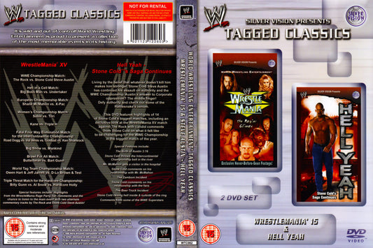 wrestlemania xv hell yeah stone colds saga continues DVDs & Videos Silver vision exclusive