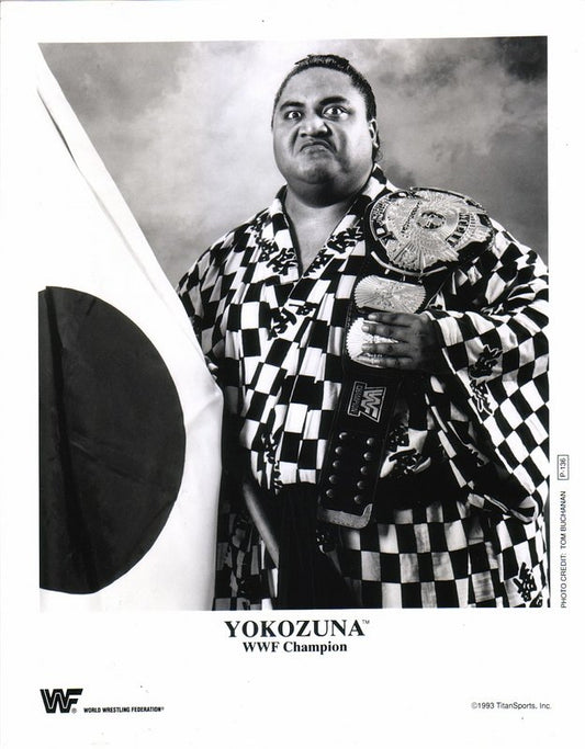 1993 WWF CHAMPION Yokozuna P136 b/w 