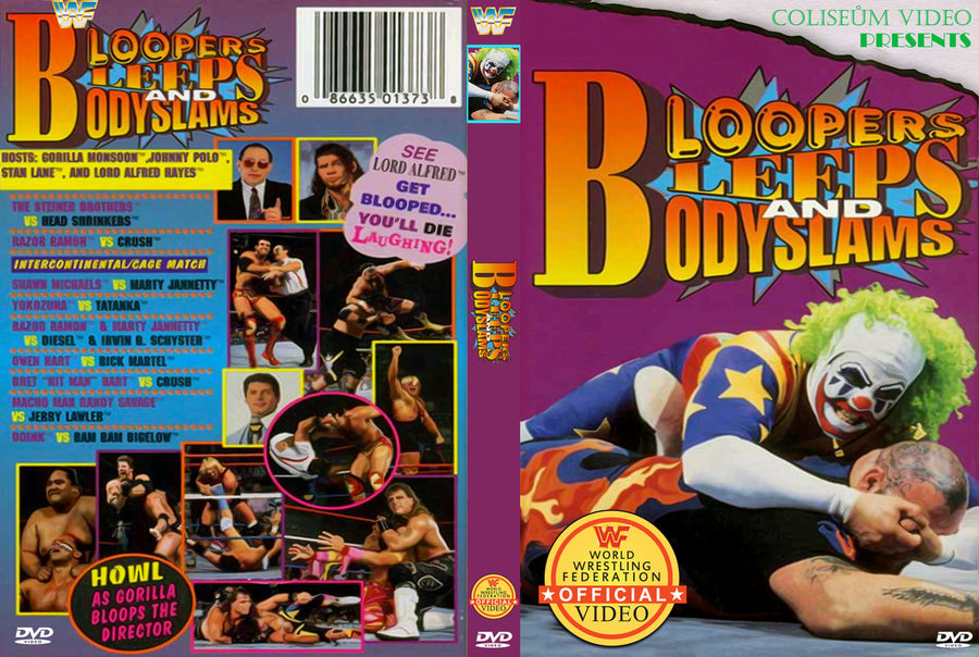 WWF Bloopers Bleeps and Bodyslams