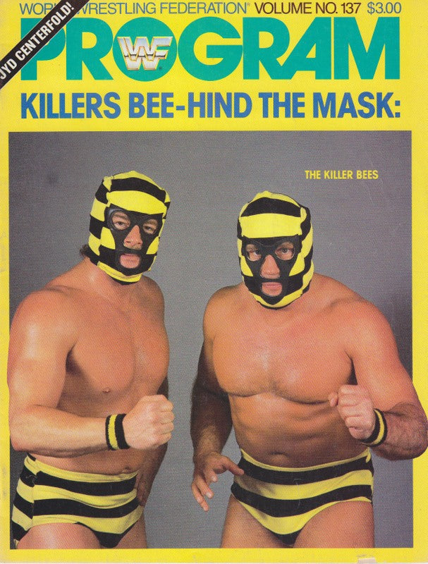 WWF Wrestling Program Volume 137 Magazine PWcatalog