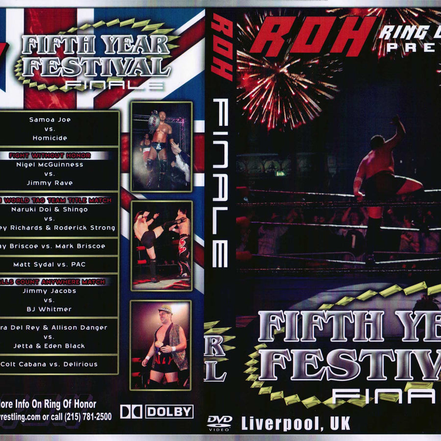 fifth year festival finale DVDs & Videos Pwcatalog