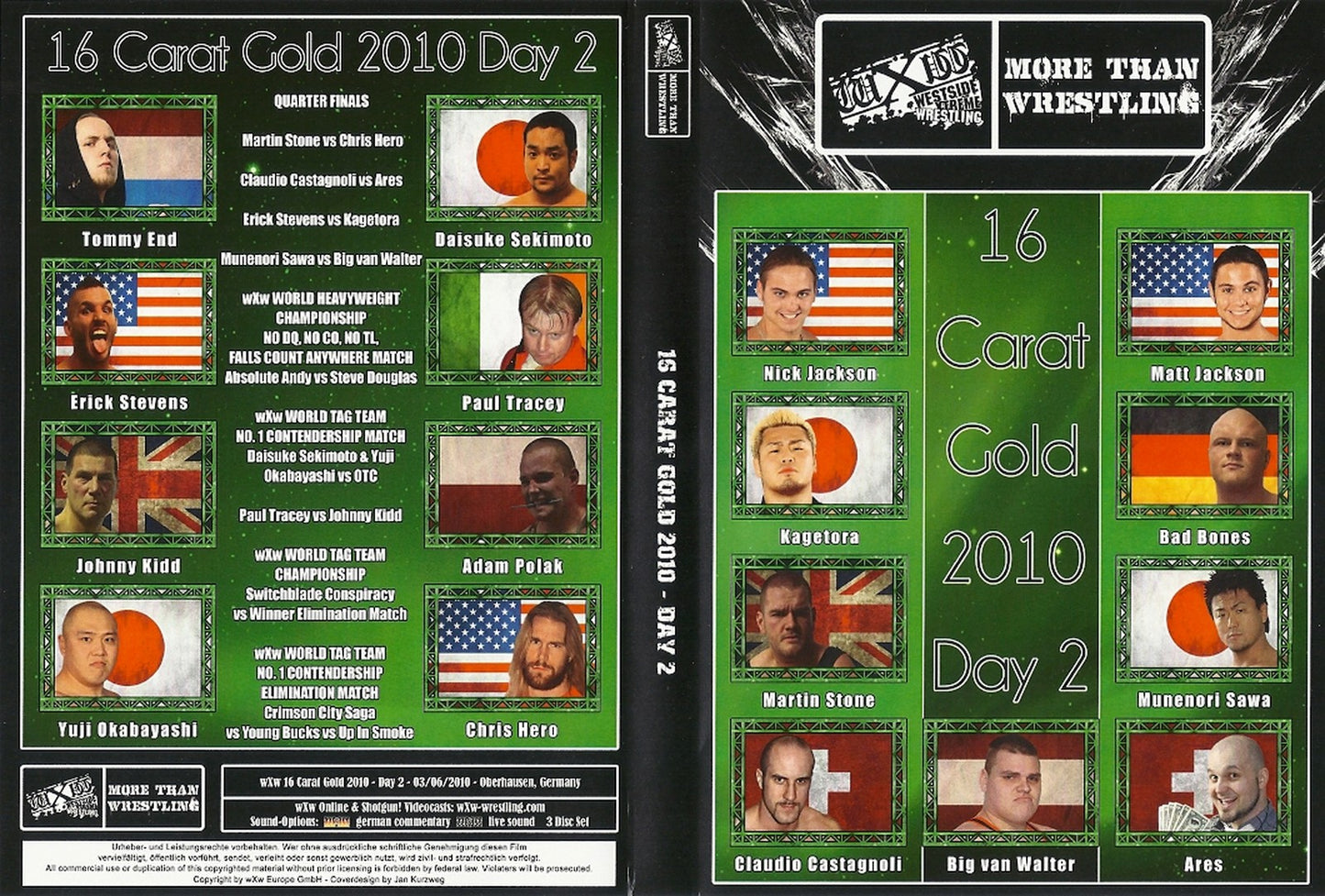 16 carat gold 2010 day 2 DVDs & Videos Pwcatalog