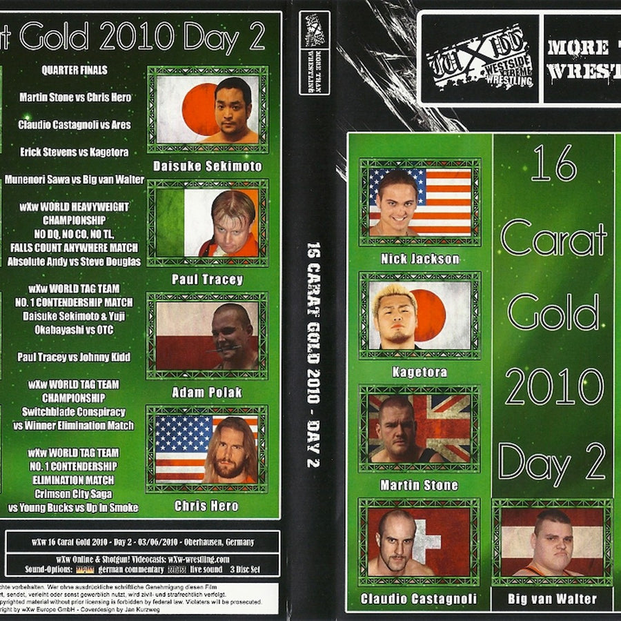 16 carat gold 2010 day 2 DVDs & Videos Pwcatalog