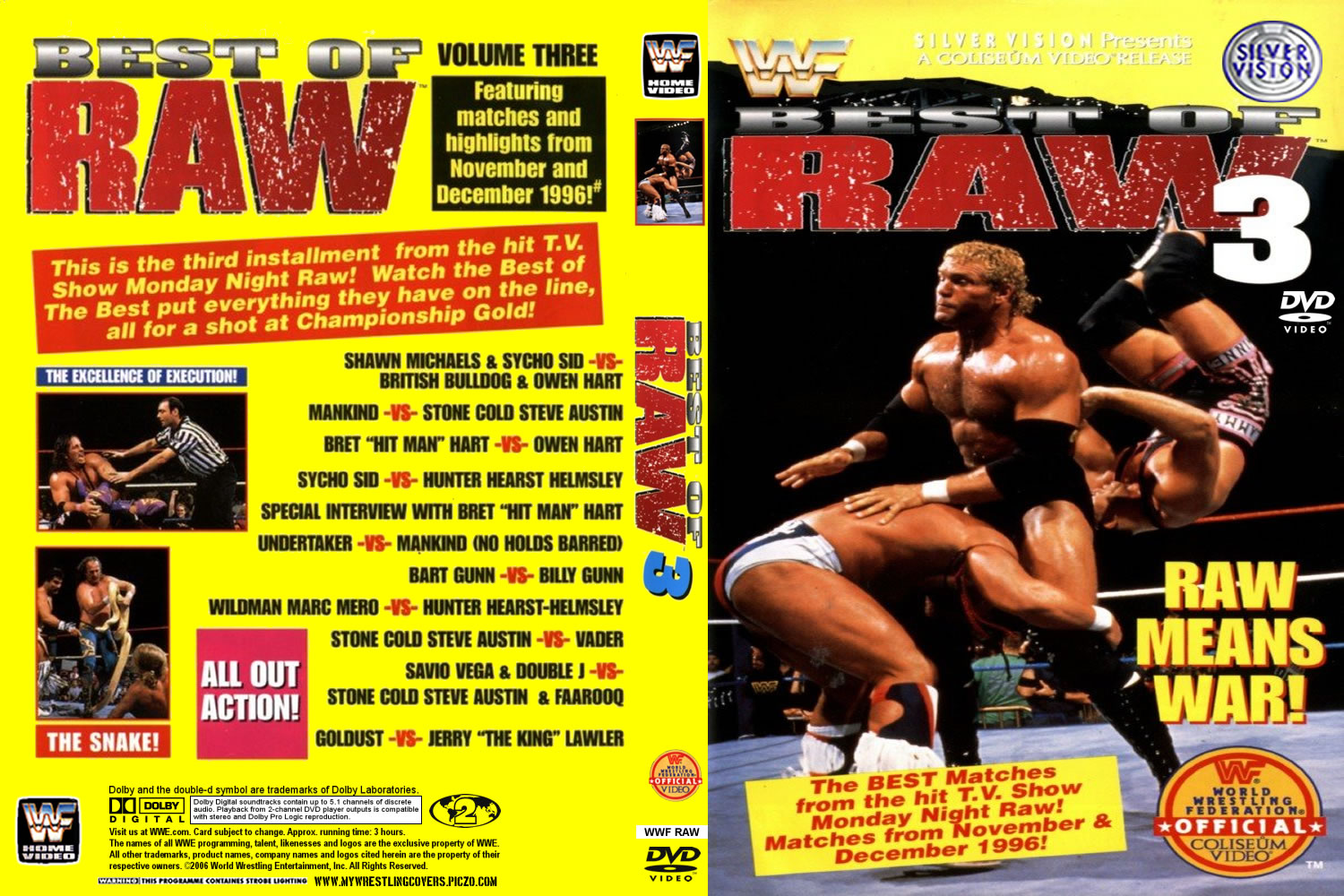 best of raw 3 DVDs & Videos Pwcatalog