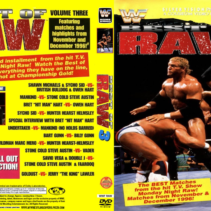 best of raw 3 DVDs & Videos Pwcatalog