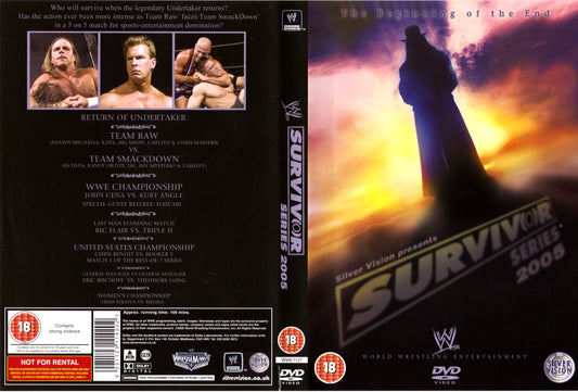 Survivor Series 2005 DVDs & Videos Pwcatalog
