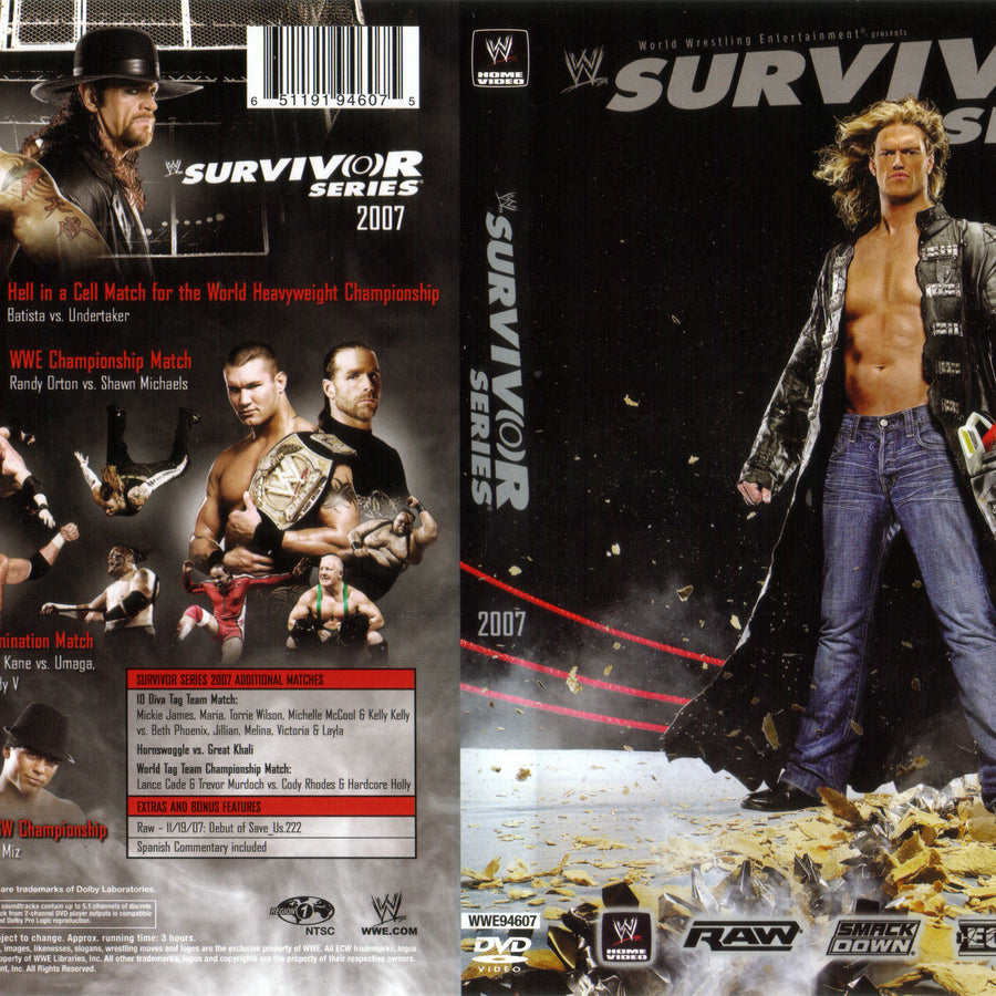 Survivor Series 2007 DVDs & Videos Pwcatalog