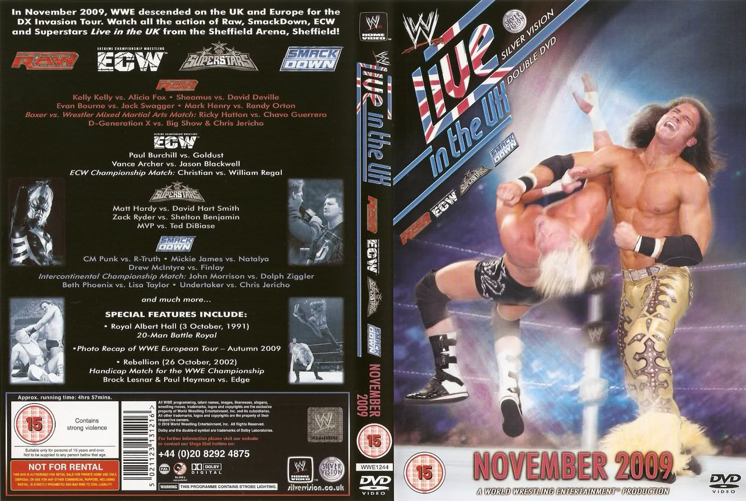 wwe live in the uk november 2009 DVDs & Videos Pwcatalog