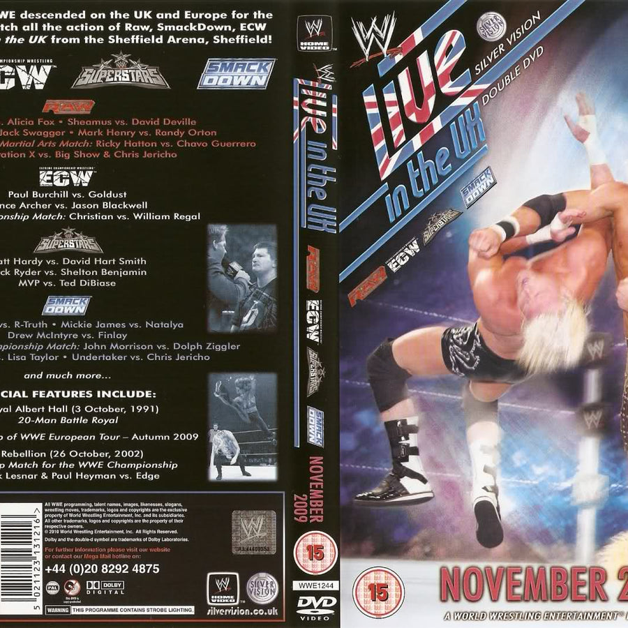 wwe live in the uk november 2009 DVDs & Videos Pwcatalog
