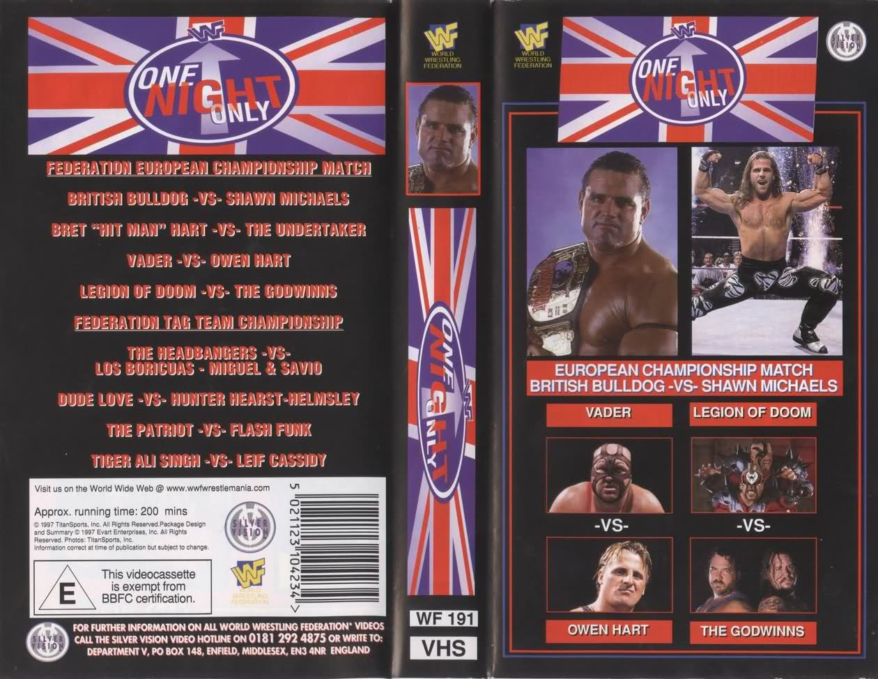one night only 1997 PW Catalog