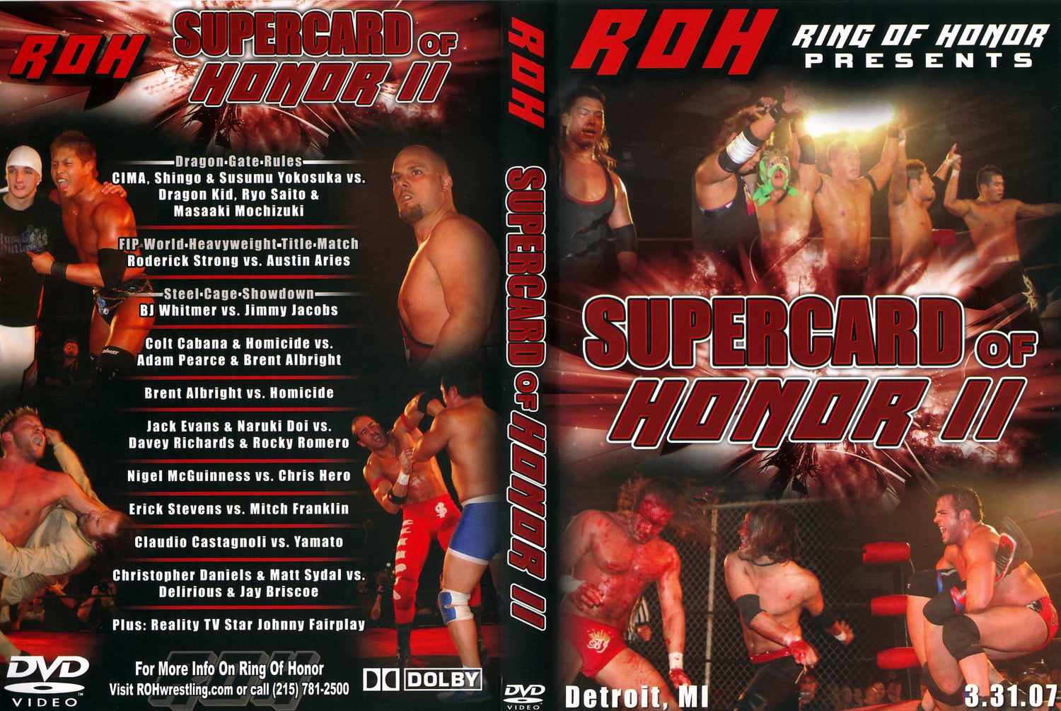 supercard of honor ii DVDs & Videos Pwcatalog