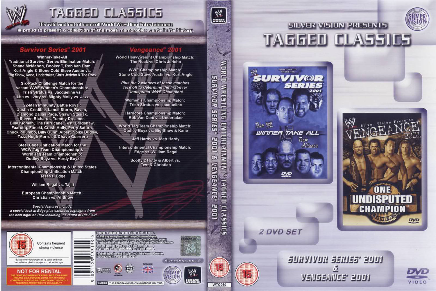 survivor series 2001 vengeance 2001 DVDs & Videos Silver vision exclusive