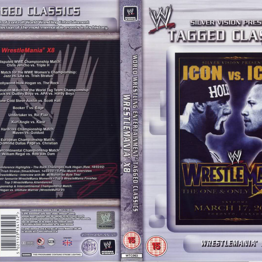 wrestlemania x 8 DVDs & Videos Silver vision exclusive