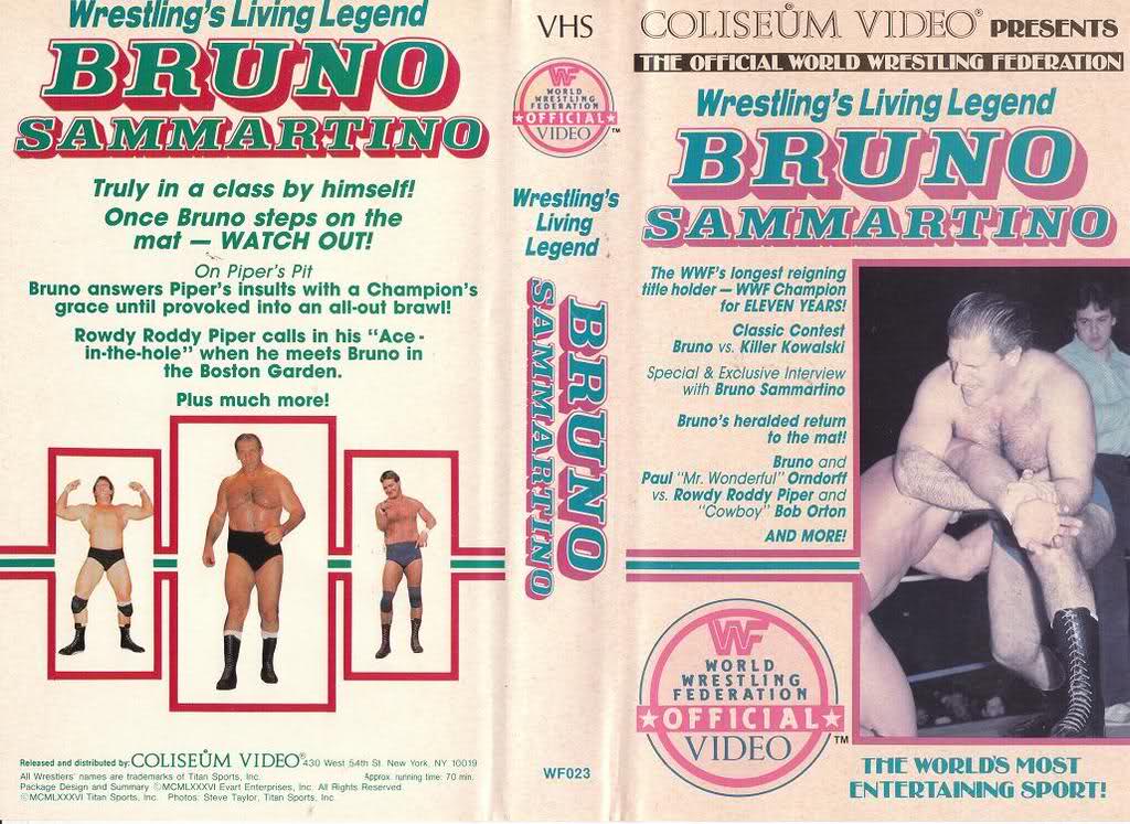 wrestlings living legend bruno sammartino PW Catalog