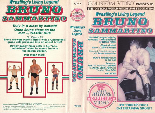 wrestlings living legend bruno sammartino PW Catalog