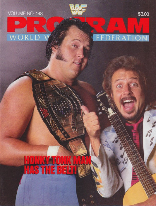 WWF Wrestling Program Volume 148 Magazine PWcatalog