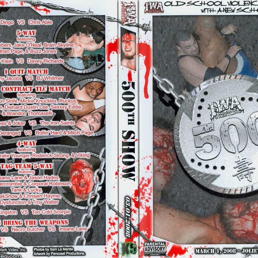 500th show DVDs & Videos Pwcatalog