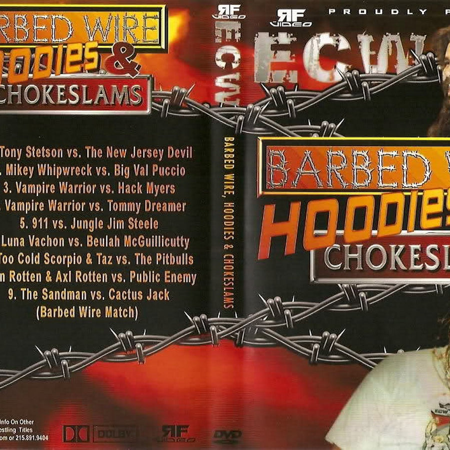 barbed wire hoodies chokeslams 1995 DVDs & Videos Pwcatalog
