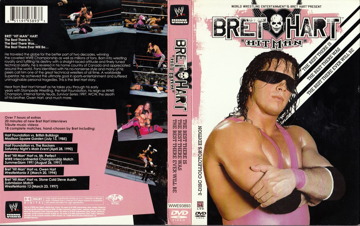 bret hitman hart the best there is the best there was the best there ever will be DVDs & Videos Pwcatalog