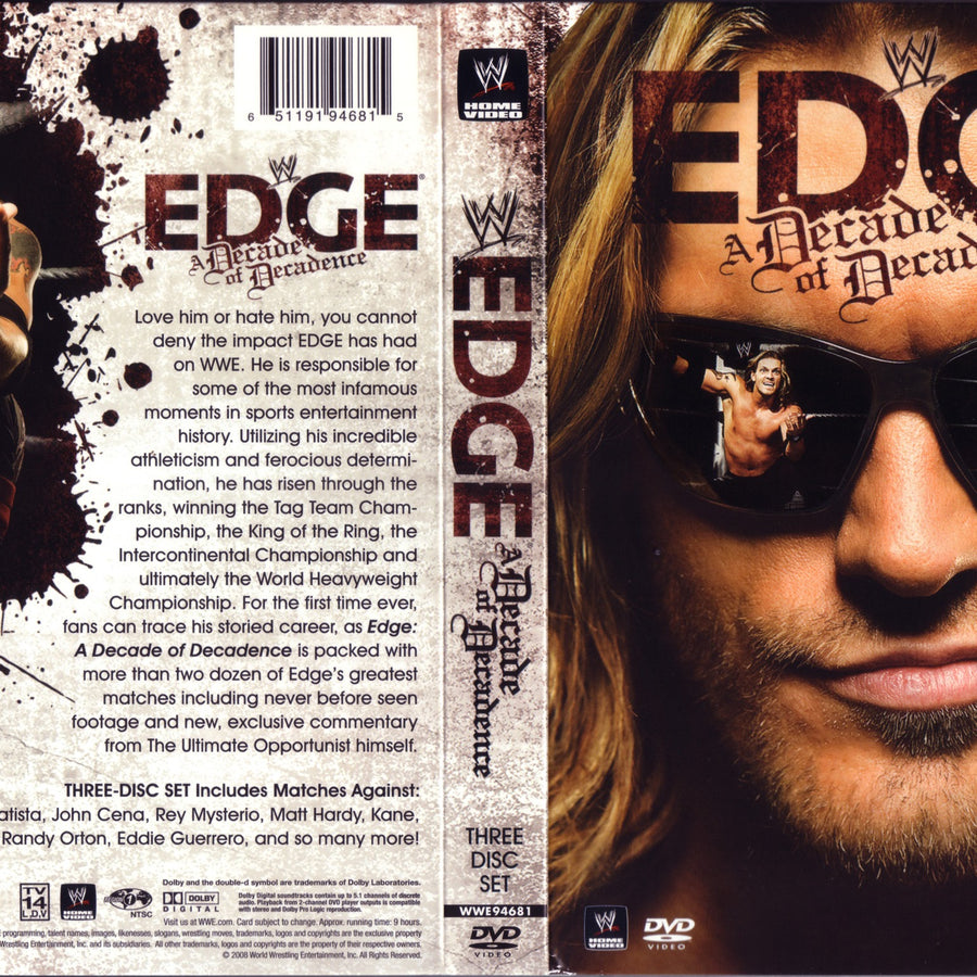 edge a decade of decadence DVDs & Videos Pwcatalog
