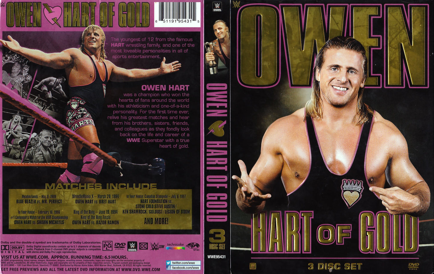 owen hart of gold official DVDs & Videos Pwcatalog