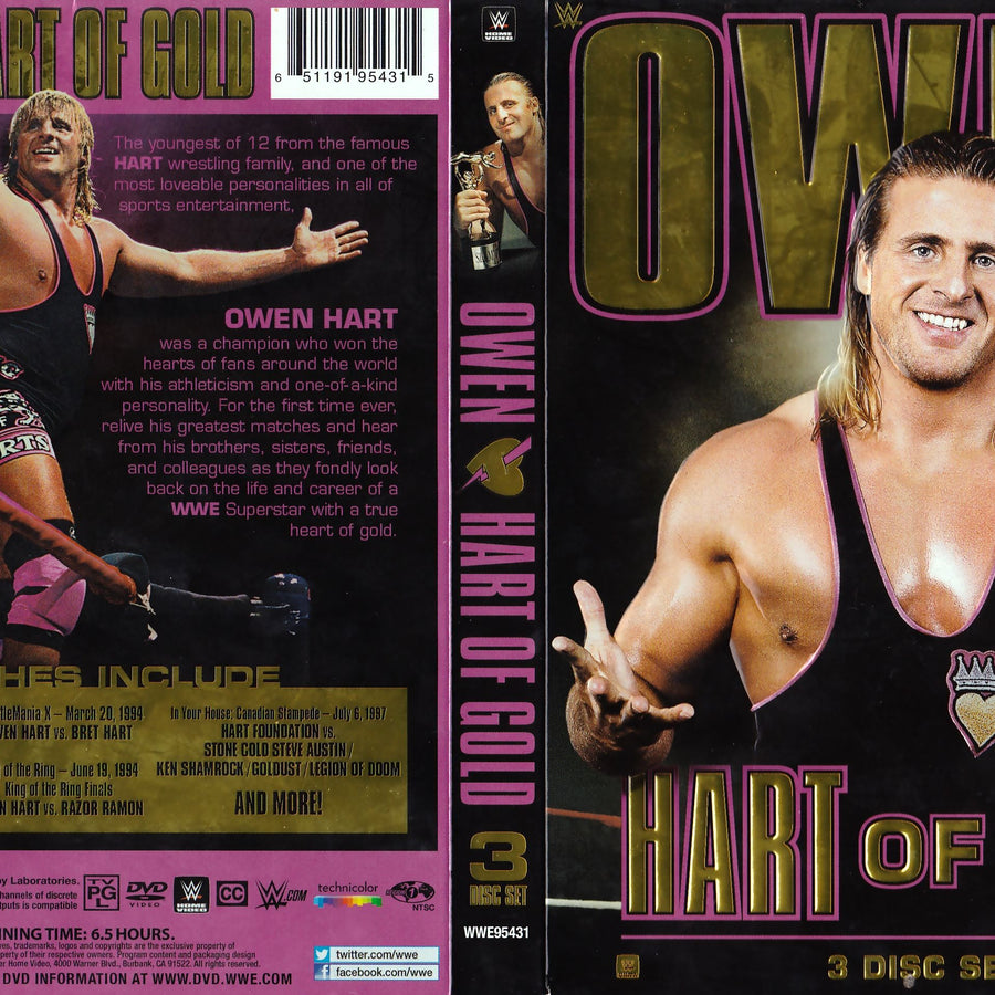 owen hart of gold official DVDs & Videos Pwcatalog