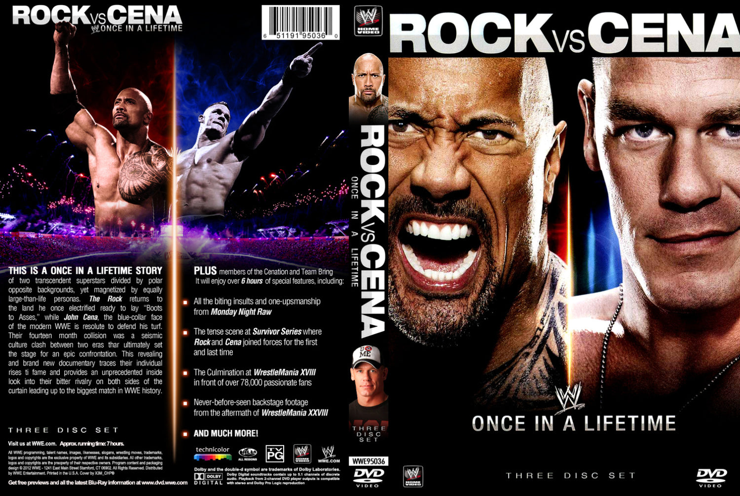 rock vs cena once in a lifetime DVDs & Videos Pwcatalog