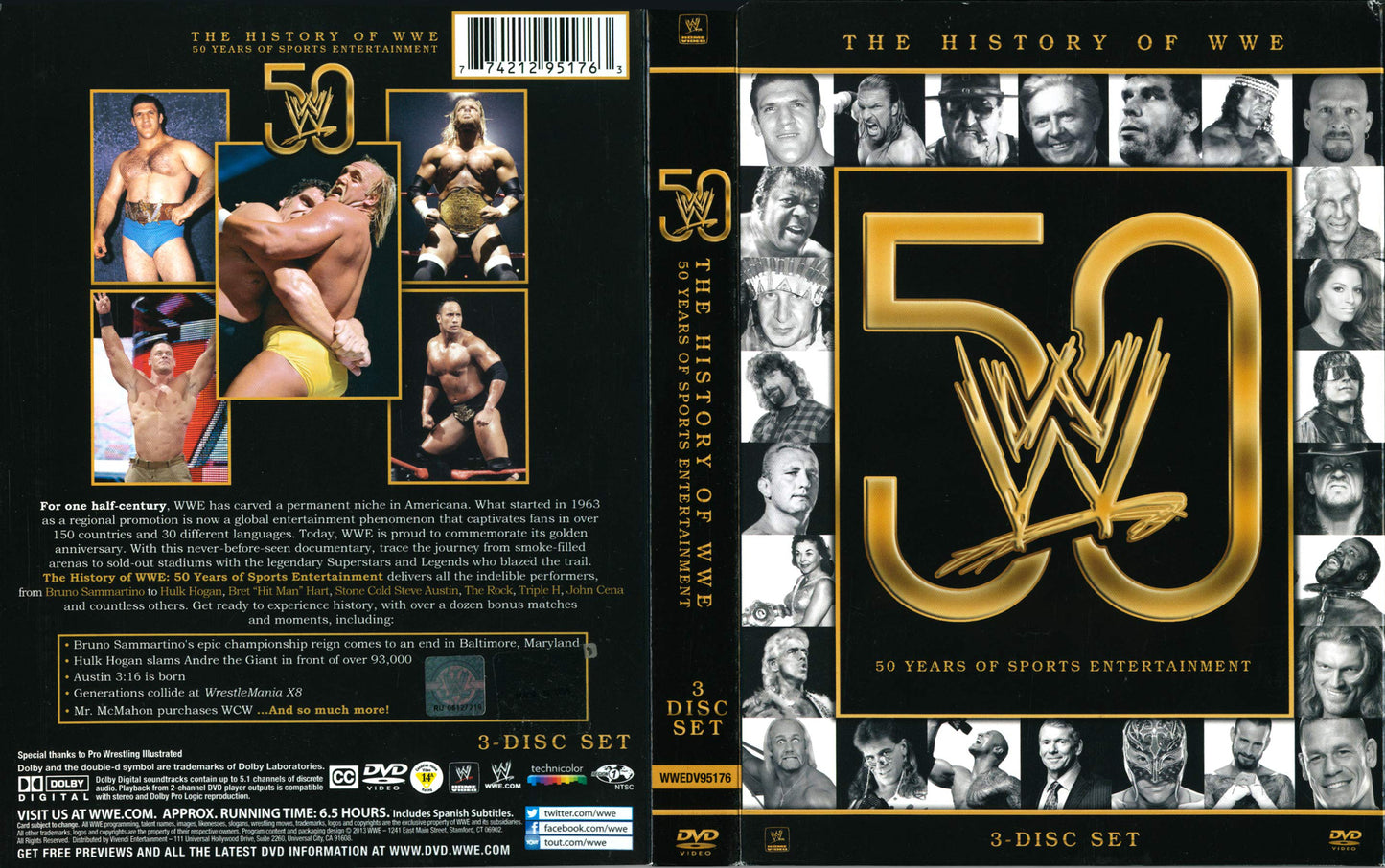 the history of wwe 50 years of sports entertainment DVDs & Videos Pwcatalog